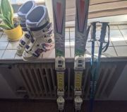 ZESTAW: Narty zjazdowe Blizzard 175cm + Buty Dachstein r. 38 + Kijki Elan