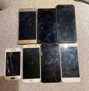 Pakiet 7 telefonów. Cena dotyczy całości