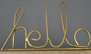 Ozdobny napis hello