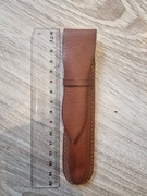 Etui na pióro długopis - PRL, skóra naturalna