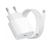 Ładowarka do iPhone 20W z Kablem 1M USB-C Lighting