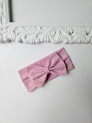 Nowa opaska z kokardą wyprawka prezent sesja zdjęciowa noworodek 