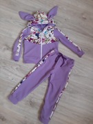 Komplet z bawełny dresowki rozm 104-110 