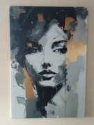 Obraz przedstawia portret kobiety.