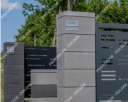 pustak podmurówka połówka ogrodzenie barierka płot obrzegowanie mur słupek