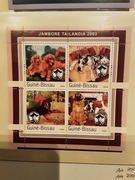 Gwinea Bissau 2003  Mi 2037-40  ark pies  idealna  pozycja