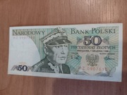 Banknot PRL 50 zł, Karol Świerczewski, seria HZ, 1988r. 