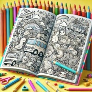 Kolorowanki dla dzieci e-book w formie pdf 