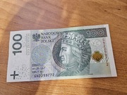 Banknot obiegowy 100zl  seria GN2299772