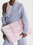 Torebka shopper torba Victoria’s Secret – pudrowy róż z kryształkami