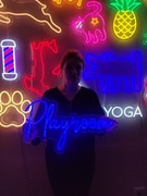 Neonowe Napisy Na Ścianę.Playroom. Pokój zabaw