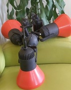 Vintage-Sufitowa lampa -trzy punkty świetlne -POLAM PIŁA- lata 70/80 PRL 
