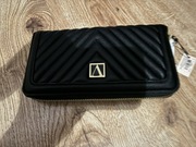 Victoria’s Secret portfel suwak pikowany czarny Logo oryginał nowy prezent