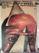 Tunel. Oryginalny plakat filmowy. R. Socha