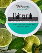 Peeling do skóry głowy z mentolem i olejkiem z mięty pieprzowe