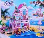 Klocki Girls Domek Letni Wakacje 822szt 5 figurek lalek. Wysoka jakość!!!