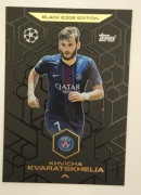 Match Attax 2025/2026 KVARATSKHELIA  nr.BE8 BLACK EDGE 