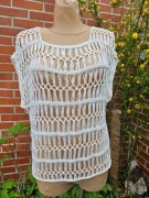 Kappahl bluzka ażurowa siateczka top koszulka narzutka r 40-42