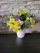 Flower Box Sztuczne Kwiaty w Doniczce Wielkanoc 