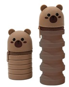 Silikowowy piórnik szkolny Składany Nowy