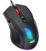 Przewodowa mysz gamingowa Acer, 12800 DPI, RGB