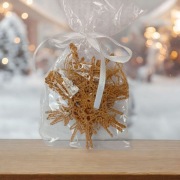 ZAWIESZKI ŚNIEŻYNKI NA CHOINKĘ, ŻYRANDOL ITP. BOŻE NARODZENIE