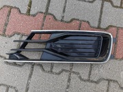 AUDI A6 C7 2014-2018 ATRAPA KRATKA ZDERZAKA LEWA POŁYSK 4G0807681AD LIFT
