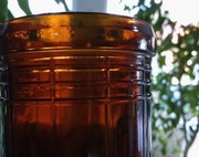 Kolekcjonerska Musztardówka w kolorze brązowym - PRL-lata 60 te. 