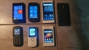 Zestaw 6 telefonów Nokia 520 610 TA-1020 Sony E C1505 Samsung MaxCom