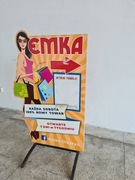 Potykacz zewnętrzny dwustronny wys. 142cm