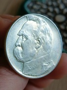 10 złotych Piłsudski 1939 srebro 