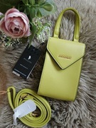 Puccini limonkowa nowa torebka saszetka z paskiem listonoszka