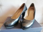 Buty Ryłko 37,5 czarne czółenka używane