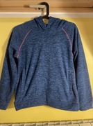 Carry Kids bluza używana niebieska z kapturem ciepła 146