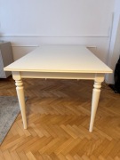 Stół rozkładany, biały, 155/215x87 Rosentorp IKEA