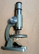 MIKROSKOP, szkolny, dziecięcy, Retro, około 1960 r.