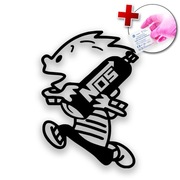 NAKLEJKA NA SAMOCHÓD AUTO LAPTOP - NOS GUY