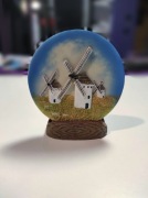 Obrazek wiatraki młyn ozdoba vintage