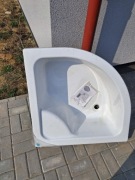 Brodzik półokrągły  80cm grube tworzywo