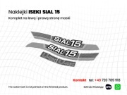 Naklejki nalepki traktorka ISEKI SIAL15 / SIAL17