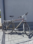 Rower miejski kolarski lekki szybki 3x5 biegow amortyzowane siedzenie