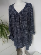 Maxi Blue zwiewna bluzka damska r 50