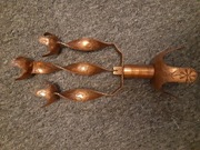 Świecznik mosiężny 