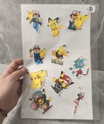 Naklejki Pokemon 10 sztuk wz10
