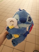 Niebieski Plecak maskotka stitch dla dzieci