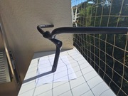 Jaskółka Kierownica 600mm stal mostek 90mm  Aluminium Rura sterowa 25,4mm