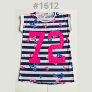 Bluzka Miss Evie 13-14lat 158-164cm t-shirt w paski z motylkami #1612