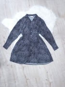 koszula, tunika, rozm. L, długa, oversize, vintage, do pracy, do szkoły