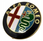 Naklejka ALFA ROMEO 14mm złoty Emblemat Kluczyk Pilot Logo znaczek