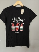 Koszulka tshirt świąteczna primark nowa xs